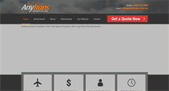 Desktop Screenshot of anytrans.com.au
